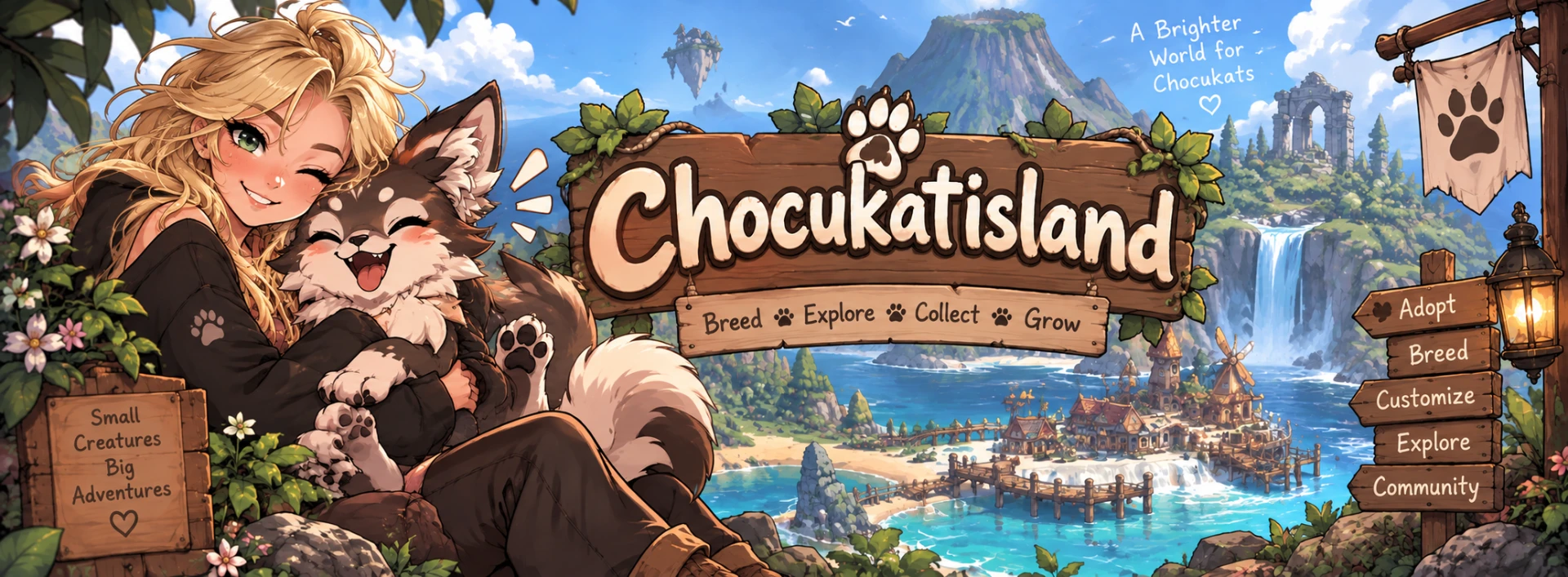 Chocukat Island — breed, explore, collect and grow